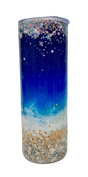 20oz Tumbler Coastal Sparkle