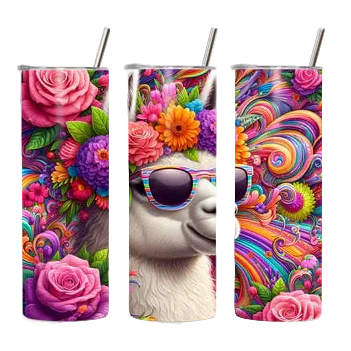 20oz Tumbler Llama