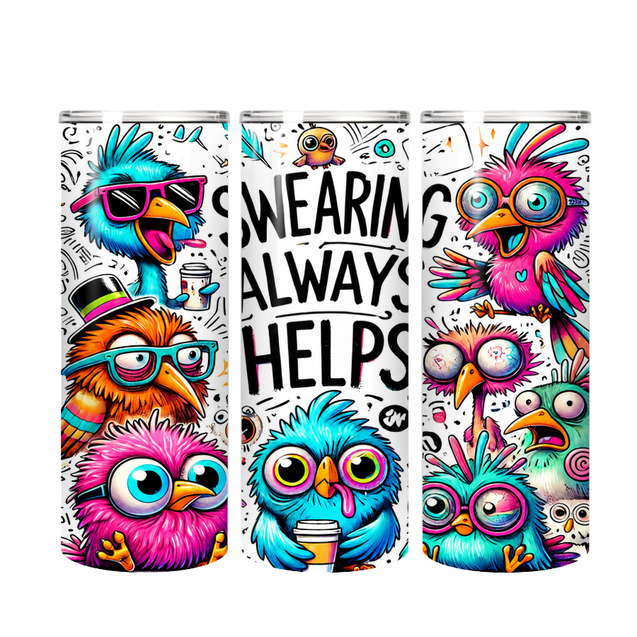 20oz Tumbler Swearing