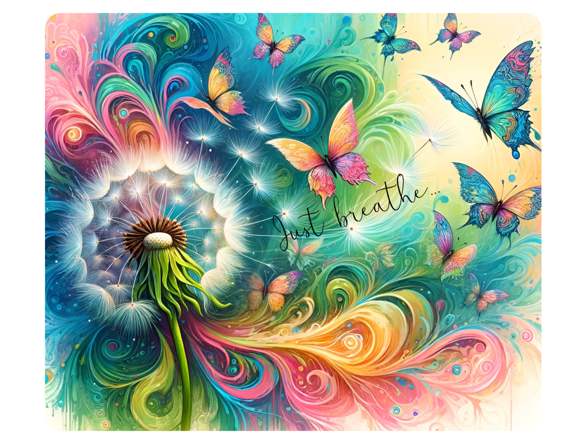 Mouse Pad - Just Breathe