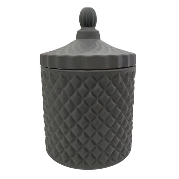 Matte Black Geo Candle