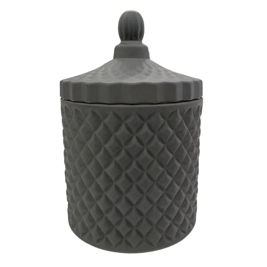 Matte Black Geo Candle
