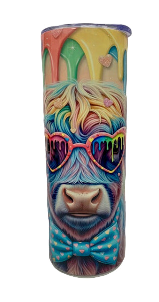 20oz Tumbler Candy Cow