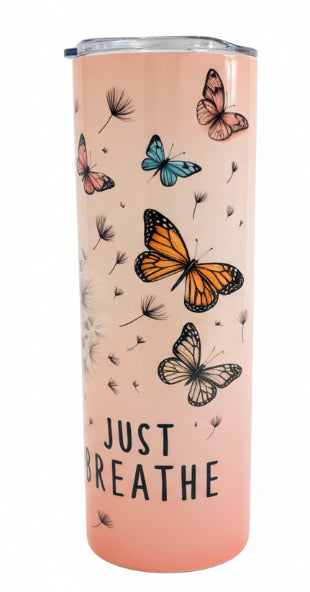 20oz Tumbler Just Breathe