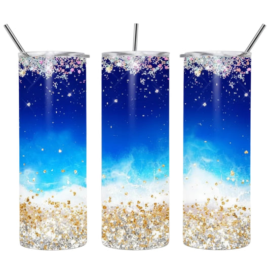 20oz Tumbler Coastal Sparkle