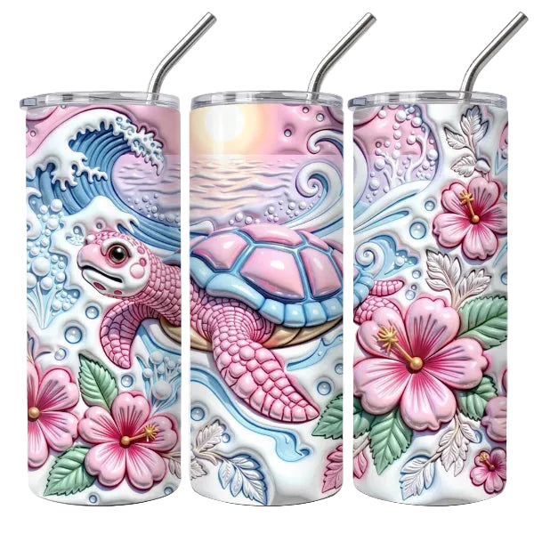 20oz Tumbler Turtle